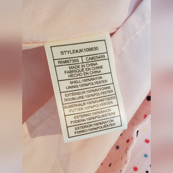 Pink Polka Dot Ruffle Dress - Picture 4 of 4